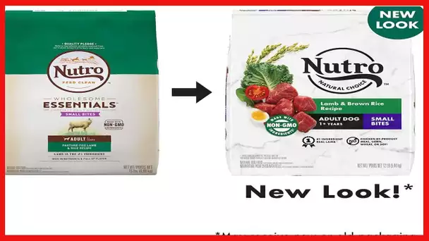 Nutro Natural Choice Small Bites Adult Dry Dog Food, Lamb & Chicken