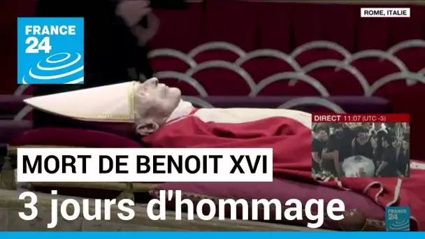 Dernier adieu au pape Benoît XVI : trois jours d'hommage dans la basilique Saint-Pierre de Rome