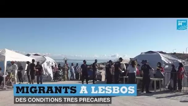 En Grèce, un nouveau camp de migrants construit en urgence