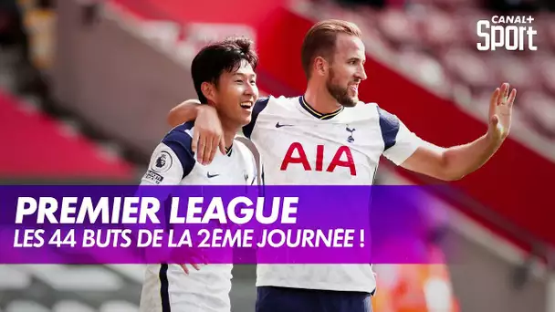 Les 44 buts marqués lors de la 2ème journée de Premier League