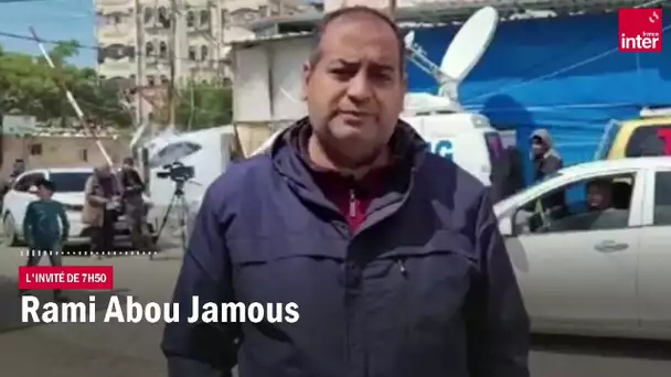 “À Gaza, avoir une tente, c'est le luxe", raconte le journaliste palestinien Rami Abou Jamous