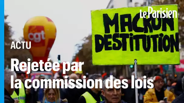 Destitution de Macron : la commission des lois rejette massivement la proposition de LFI