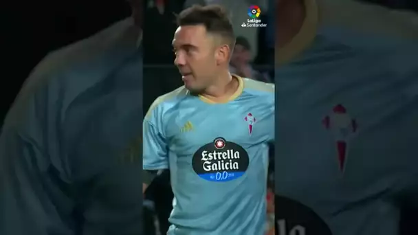 Iago Aspas... 300 games in LaLiga! 🔝 💪 #shorts #laligasantander #Celta