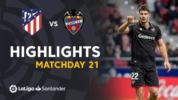 Resumen de Atlético de Madrid vs Levante UD (0-1)