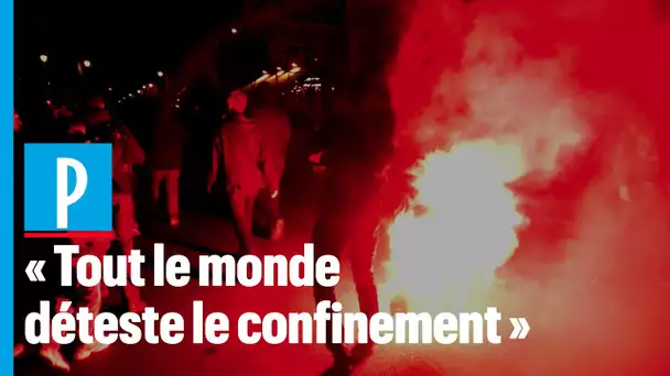 Reconfinement : une manifestation sauvage dans les rues de Paris