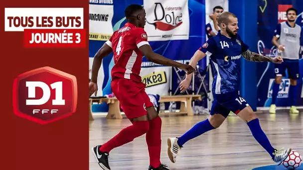 D1 Futsal, Journée 3 : Tous les buts