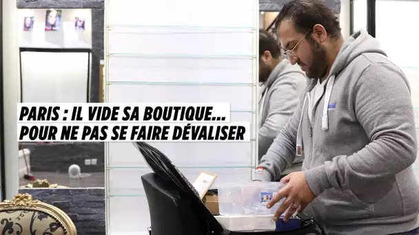 Paris : il vide sa boutique... pour ne pas se faire dévaliser