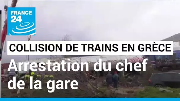 Collision frontale de trains en Grèce : arrestation du chef de la gare de Larissa • FRANCE 24