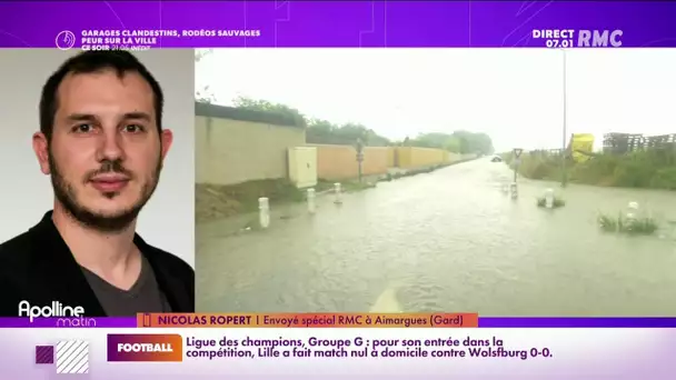 Inondations dans le Gard: une personne portée disparue après des pluies diluviennes