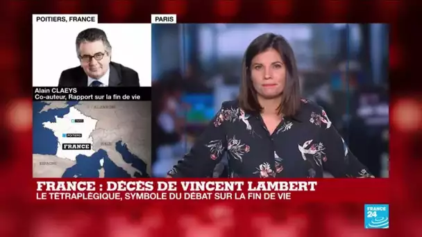 Décès de Vincent Lambert : sur France 24, Alain Claeys rappelle l'importance des dernières volontés