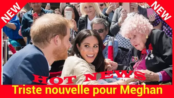 Triste nouvelle pour Meghan Markle et Harry à quelques jours de la naissance de leur 1er enfant