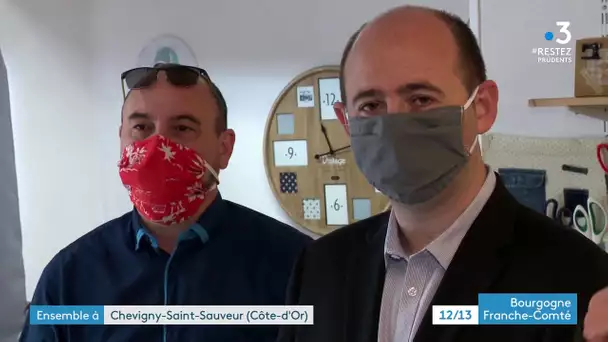 Ensemble à Chevigny-Saint-Sauveur : fabrication solidaire de masques
