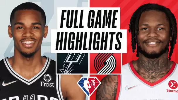 SAS_POR_9MIN YTSPURS at TRAILBLAZERS | FULL GAME HIGHLIGHTS | March 23, 2022