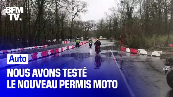 Permis moto : nous avons testé le nouvel examen