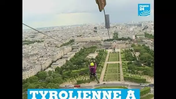 Une tyrolienne à la tour Eiffel