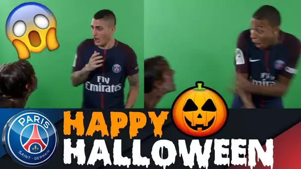 Halloween Prank! | feat. Kylian Mbappe, Marco Verratti, Thiago Silva , ...