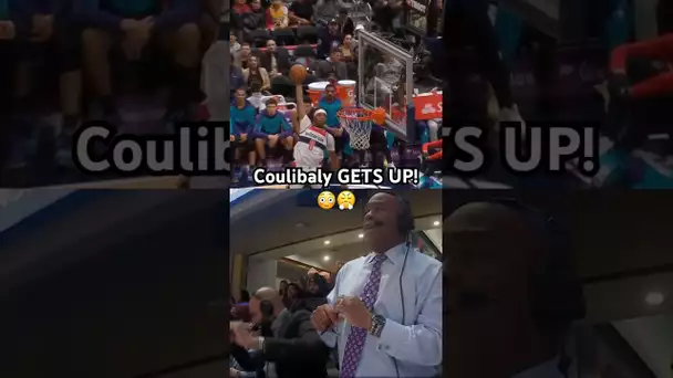 Bilal Coulibaly RISES UP for the alley-pop Slam & the Wiz announcer loves it! 😤🔥|#Shorts