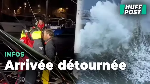 Ces deux navigateurs ont fini le Vendée Globe, mais pas en Vendée à cause de la météo