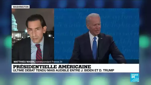 Biden versus Trump : "L'ultime débat aura eu le mérite de tracer des lignes claires"