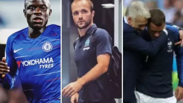 Germain s'embrouille avec un supporter de l'om, prolongation kante, griezmann voit zidane apres dd