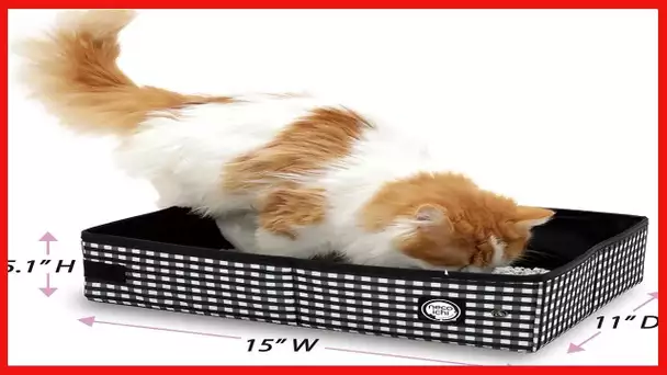 Necoichi Portable Stress Free Cage Carrier and Litter Box, Indoor & Outdoor, Travel