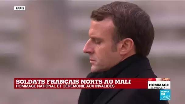 Hommage aux soldats français morts au Mali : la Sonnerie aux morts retentit aux Invalides