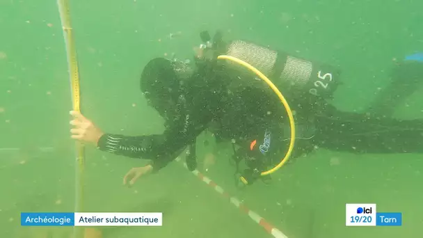 Apprendre la plongée archéologique au lac de Cap' Découverte