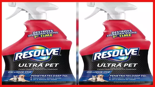 Resolve Ultra Pet Stain & Odor Remover Spray, 32oz