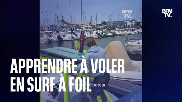 "Quand tu voles, c'est une sensation archi cool": à la découverte du surf à foil