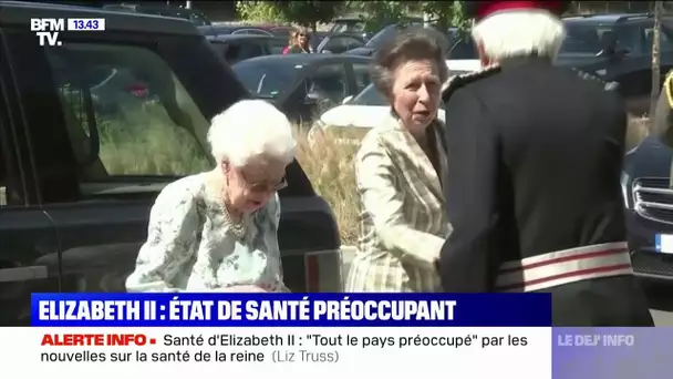 Royaume-Uni: les médecins de la reine Elizabeth II "préoccupés" par son état de santé