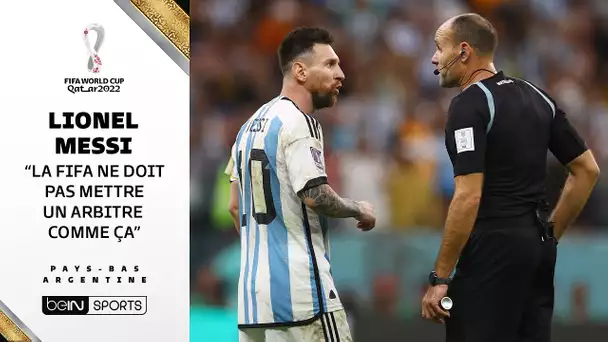 Pays-Bas - Argentine / Lionel Messi critique la FIFA et l'arbitrage