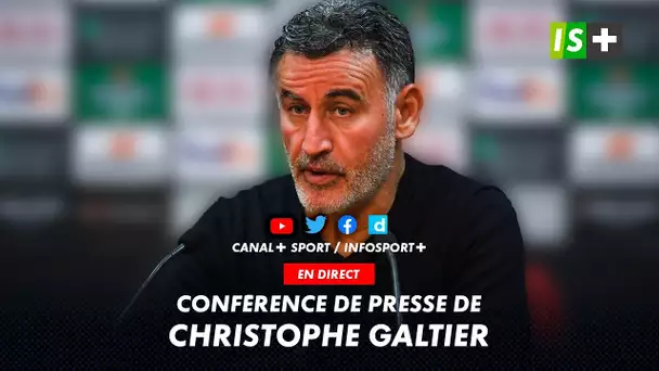 Christophe Galtier nouvel entraîneur du PSG: la conférence de presse en direct avec Infosport+