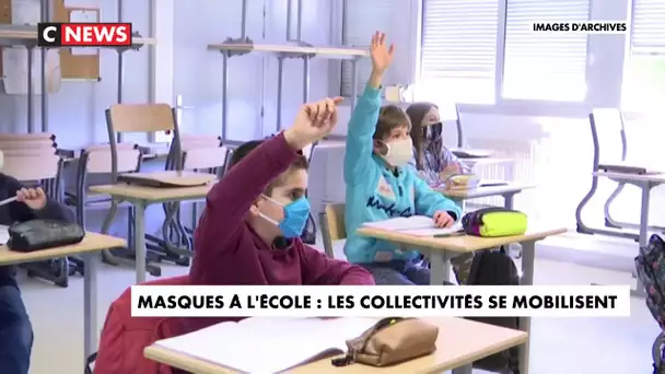 Masques à l’école : les collectivités se mobilisent