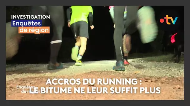 Sentiers de montagne, trails des neiges, pentes raides, les accros du running courent partout