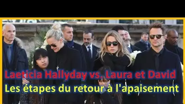 Laeticia Hallyday vs. Laura et David, Les étapes du retour à l'apaisement