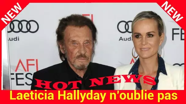 Laeticia Hallyday n’oublie pas Johnny pour la St Valentin et lui adresse un message poignant