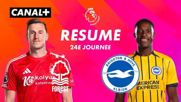 Le résumé de la victoire ÉCRASANTE de Nottingham face à Brighton - Premier League 2024-25 (J24)