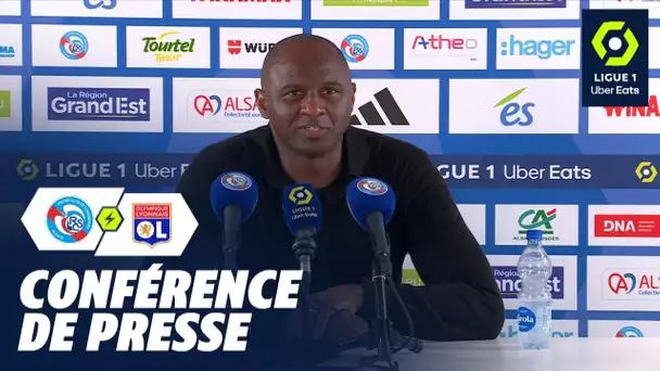 Conférence de presse RC STRASBOURG ALSACE - OLYMPIQUE LYONNAIS (2-1)  / 2023/2024