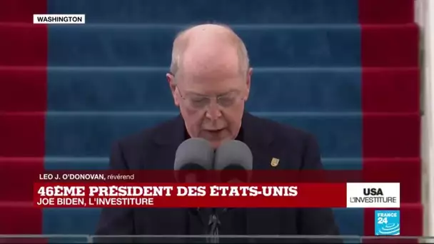 REPLAY - Investiture de Joe Biden : prière du révérend père Leo Jeremiah O’Donovan III