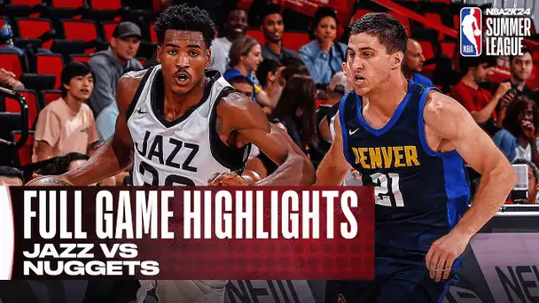 JAZZ vs NUGGETS | NBA SUMMER LEAGUE | FULL GAME HIGHLIGHTS