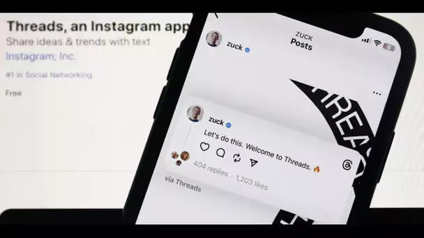 Plus de 10 millions d'abonnés en sept heures au lancement de Threads, rival de Twitter