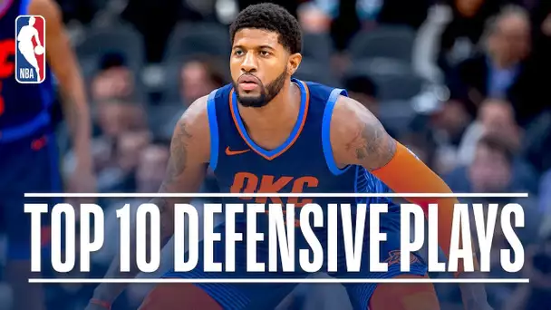 Paul George's Top 10 Defensive Plays of the Regular Season