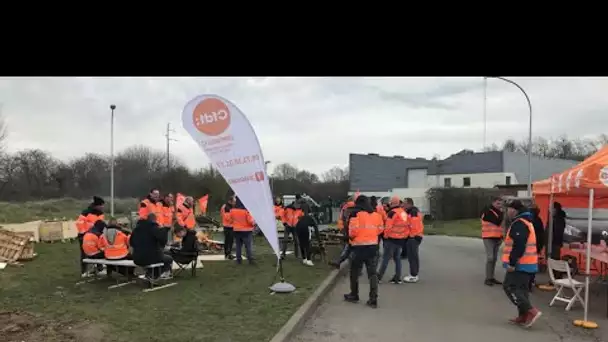 «Le 49.3, la goutte d'eau» : les éboueurs d'Arques, près de Saint-Omer, en grève