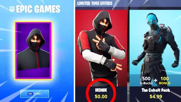 EPIC GAMES ONT MIT CE SKIN GRATUIT SUR FORTNITE ... (+ OEUFS DE DRAGON SAISON 8)