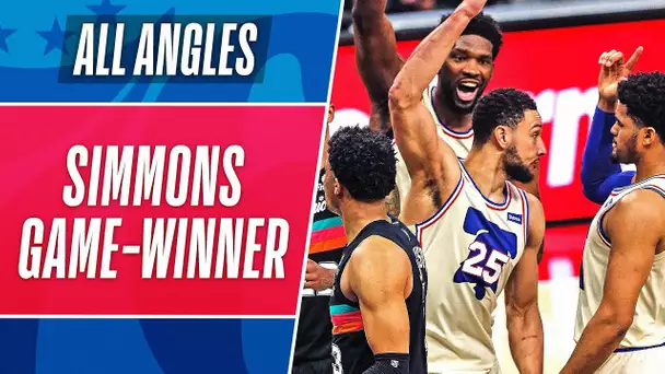 ALL ANGLES:🚨BEN SIMMONS GAME WINNING TIP-IN!🚨