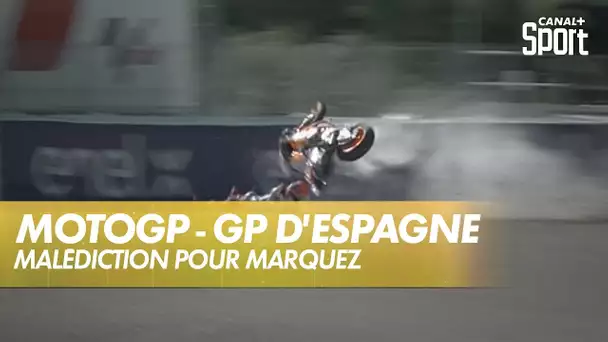 Marc Márquez chute violemment sur le même circuit ...