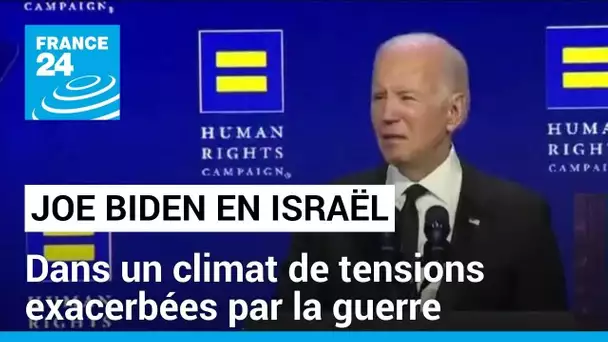 Frappe contre un hôpital de Gaza : Joe Biden vient en Israël dans "des conditions très complexes"