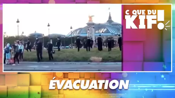 À Paris, la police évacue l'Esplanade des Invalides qui était bondée