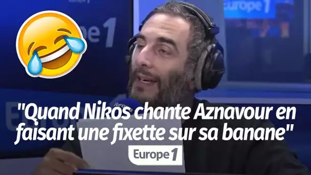 Matthieu Noël : "Quand Nikos chante Aznavour en faisant une fixette sur sa banane"