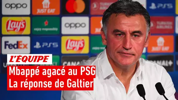 Galtier se positionne sur le mécontentement de Mbappé au PSG : "J'essaye de le rassurer"